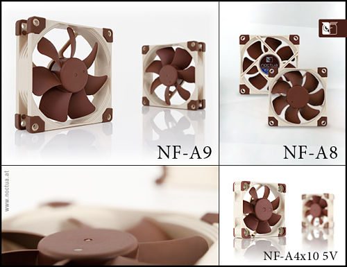 Noctua amplía la Serie A con nuevos ventiladores de 92mm, 80mm y 40mm