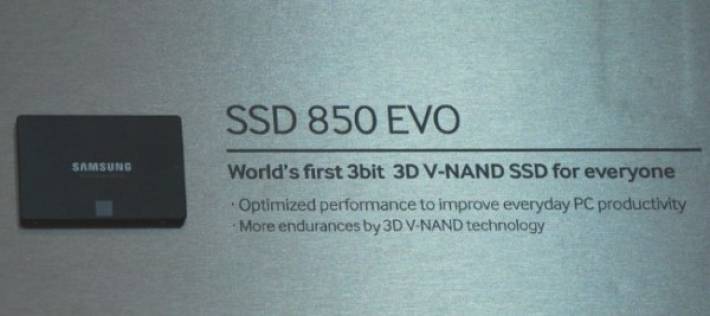 Samsung lanzará el primer SSD del mundo con TLC 3D V-NAND