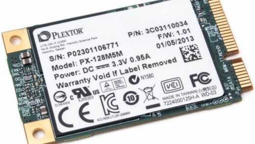 Plextor M5m 128Gb mSata SSD