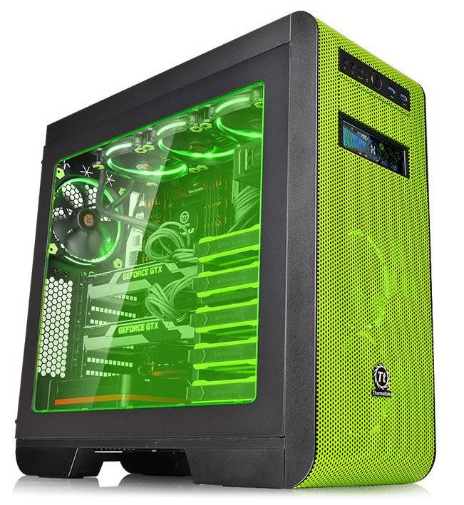 Thermaltake revela la caja Core V51 Riing Edition Window Green