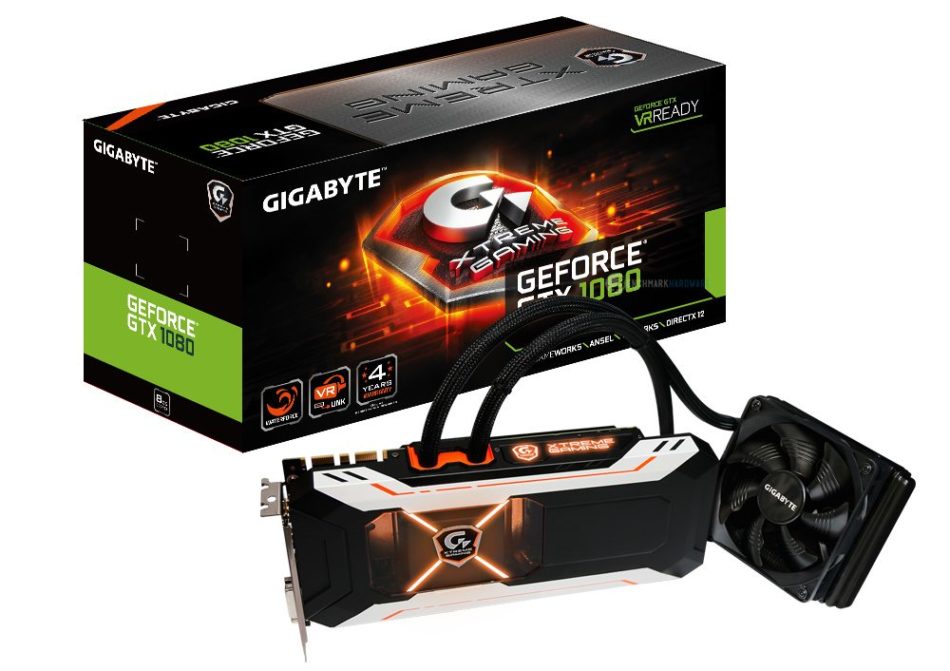 Gigabyte anuncia su GTX 1080 “Xtreme Gaming” refrigerada por líquida