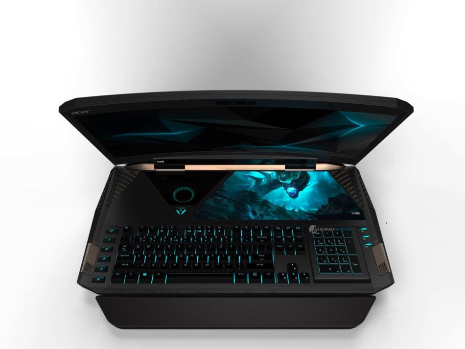 Acer presenta el primer portátil con pantalla curva