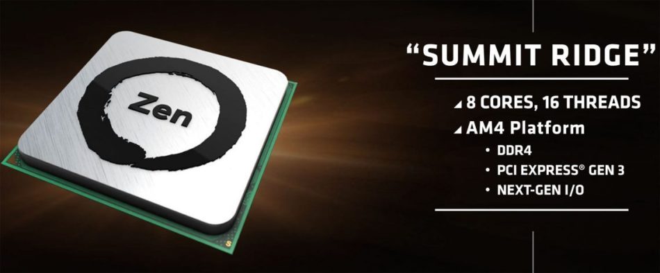 Se filtran las especificaciones de los procesadores AMD Zen Summit Ridge