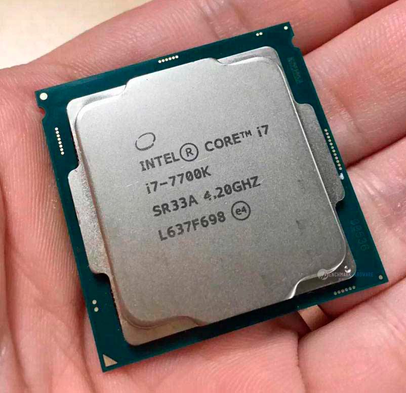 Se filtran benchmarks del Intel i7-7700k, alcanza los 5 GHz