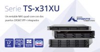 QNAP lanza la serie NAS TS-x31XU de montaje en rack
