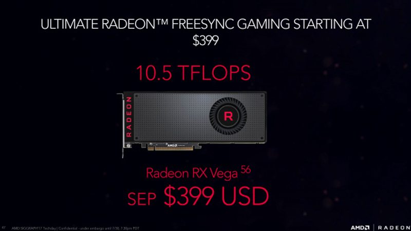 AMD Radeon RX VEGA 56 ¿Tendrá finalmente un precio correcto?