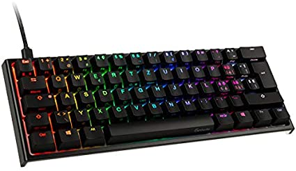 Ducky ONE 2 Mini Gaming Tastatur, MX-Red, RGB-LED - schwarz, CH